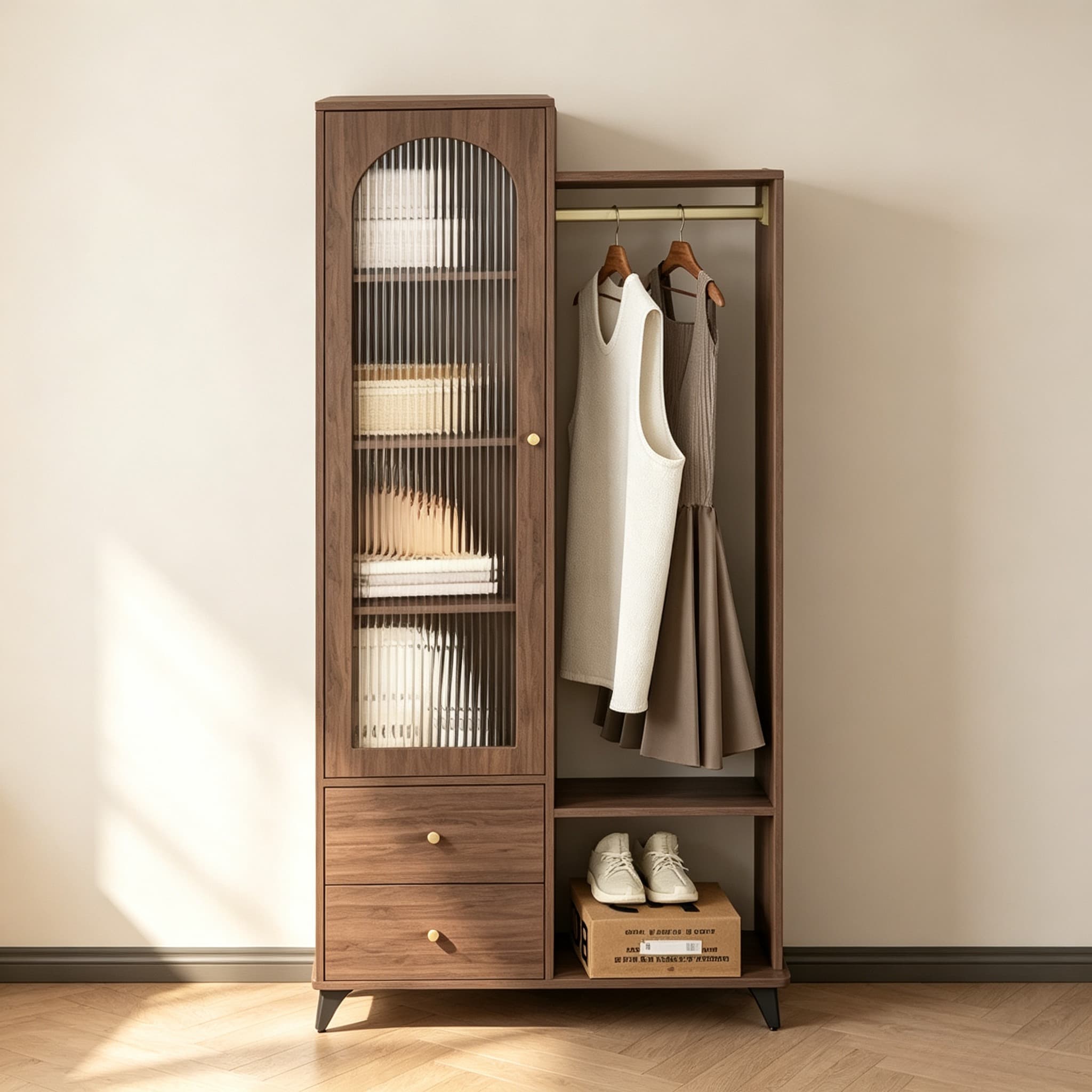 Modern Minimalist Multifunction Wardrobe lifestyle 1