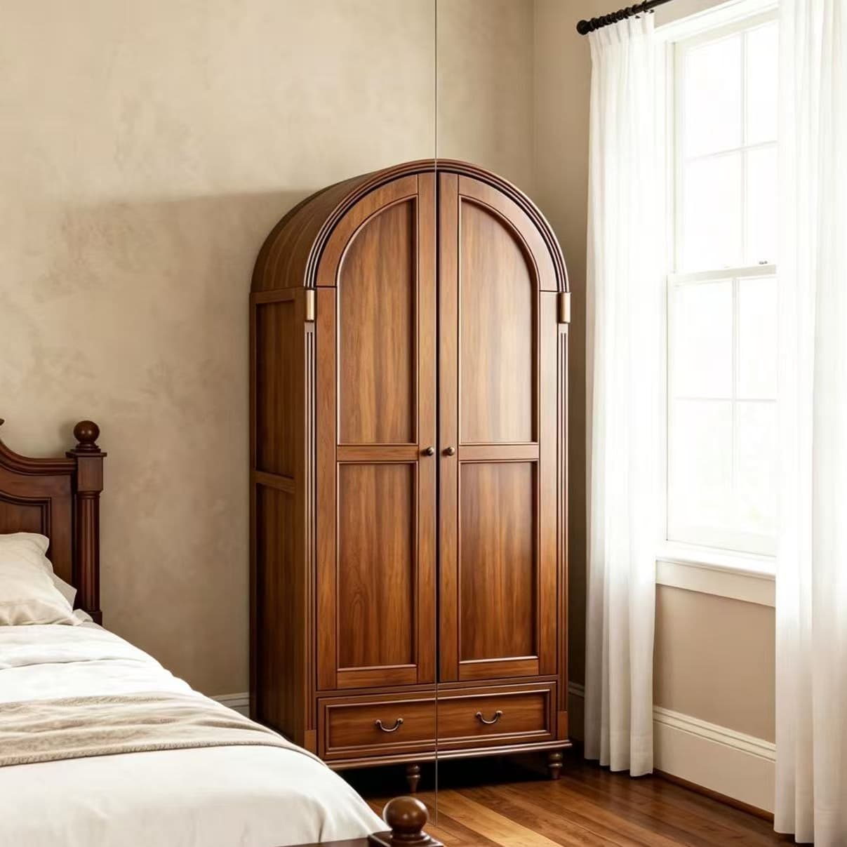 Vintage Arched Door Wardrobe lifestyle 1