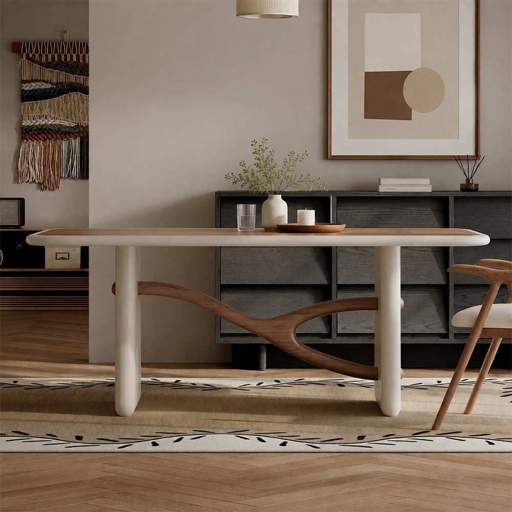 Solid Wood Lacquer Dining Table lifestyle 3