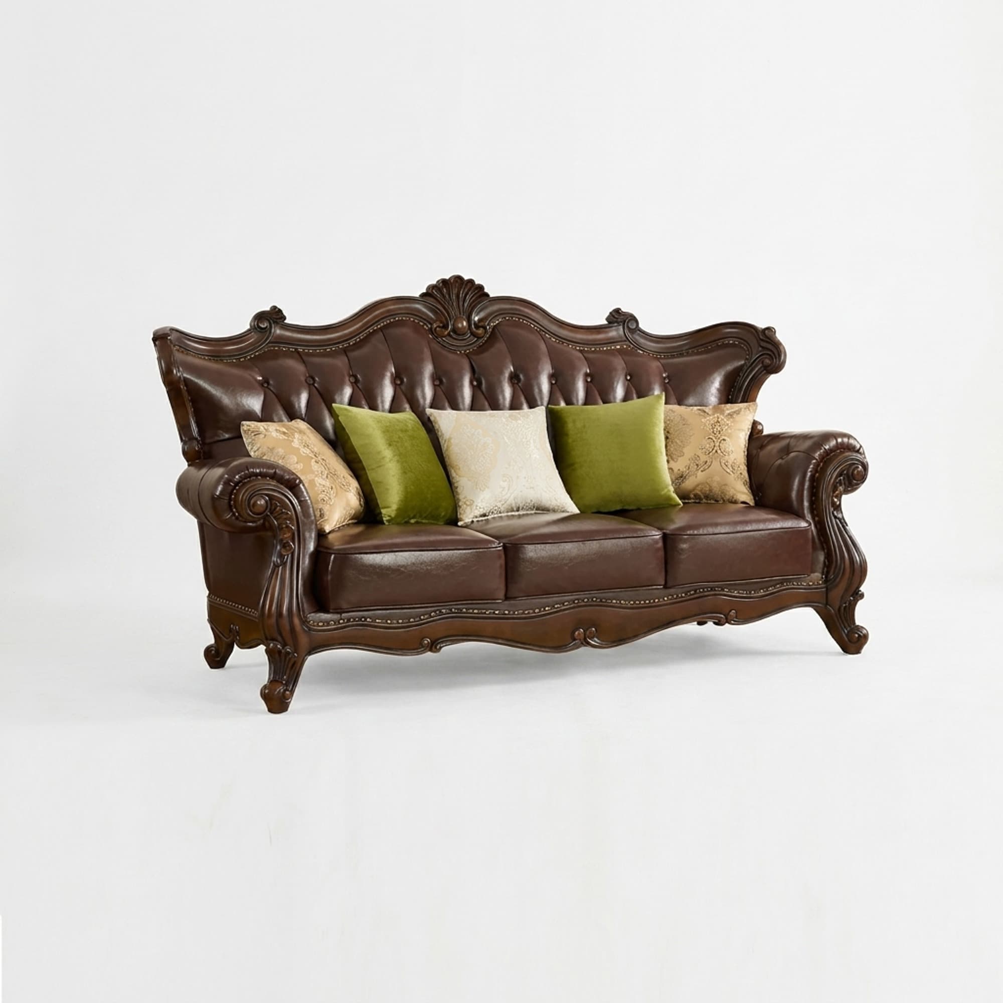 American Vintage Leather Sofa lifestyle 1