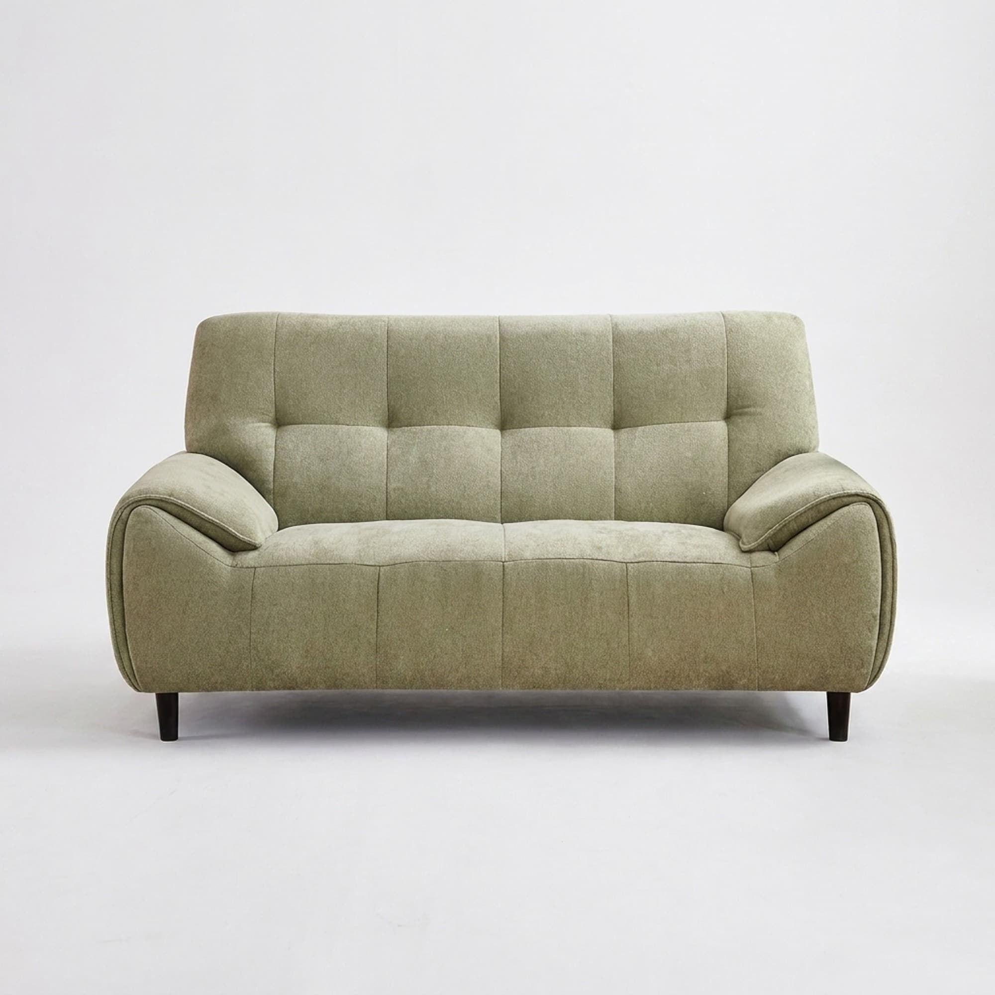 Retro Chenille Straight Sofa lifestyle 1