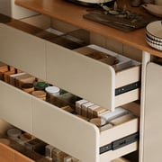 47.2 Inch Modern Solid Wood Highboard Cabinet with Storage detail image 8