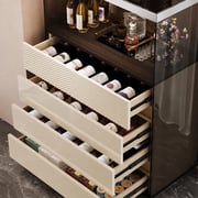 31.5" Contemporary Plywood Sideboard with Glass Doors detail image 7