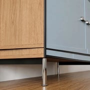 39.7" Mid-Century Modern Solid Wood Sideboard with Drawers detail image 6