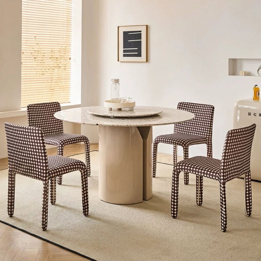 Round Terrazzo Dining Table lifestyle 3