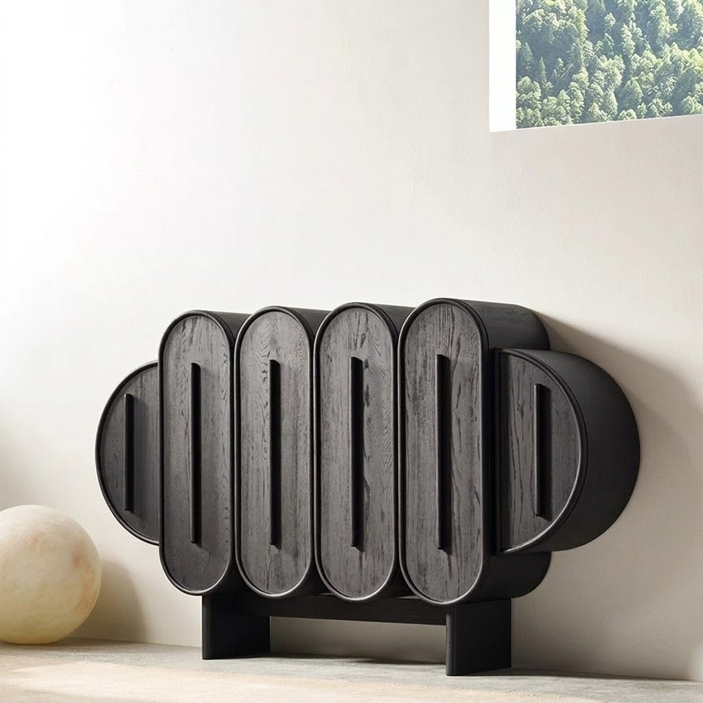 Vintage Wood Sideboard lifestyle 3