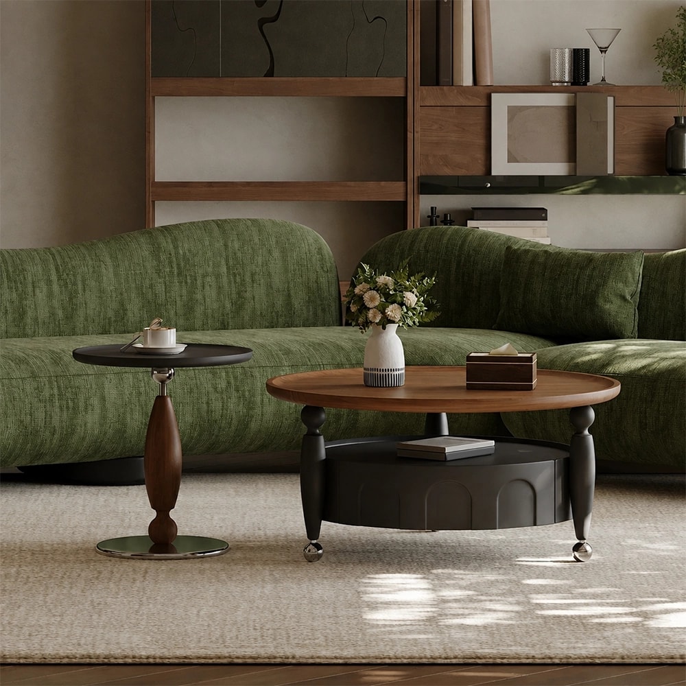 Contemporary Engineered Wood Coffee Table lifestyle 2