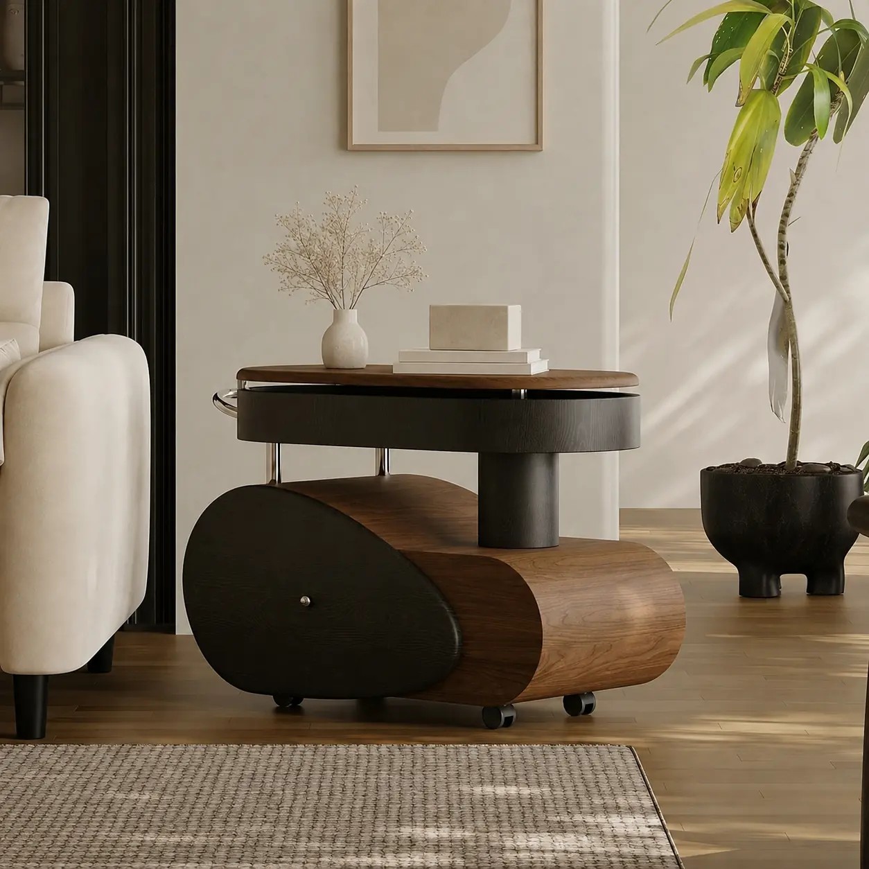 Mid-Century Adjustable Side Table lifestyle 3