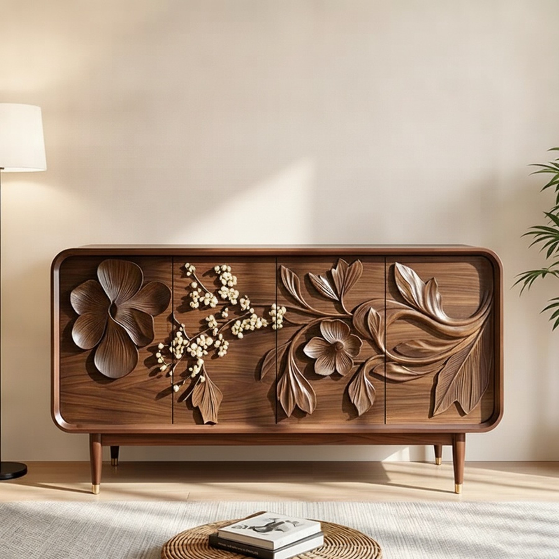 Mid-Century Four-Door Sideboard lifestyle 2