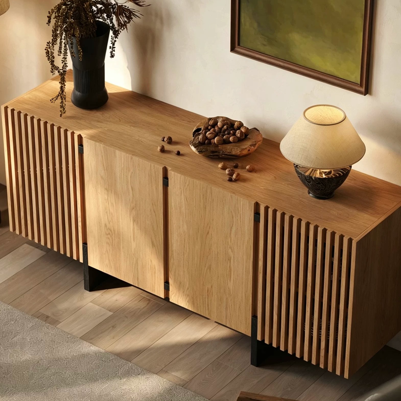 Ryokan Solid Wood Sideboard lifestyle 2