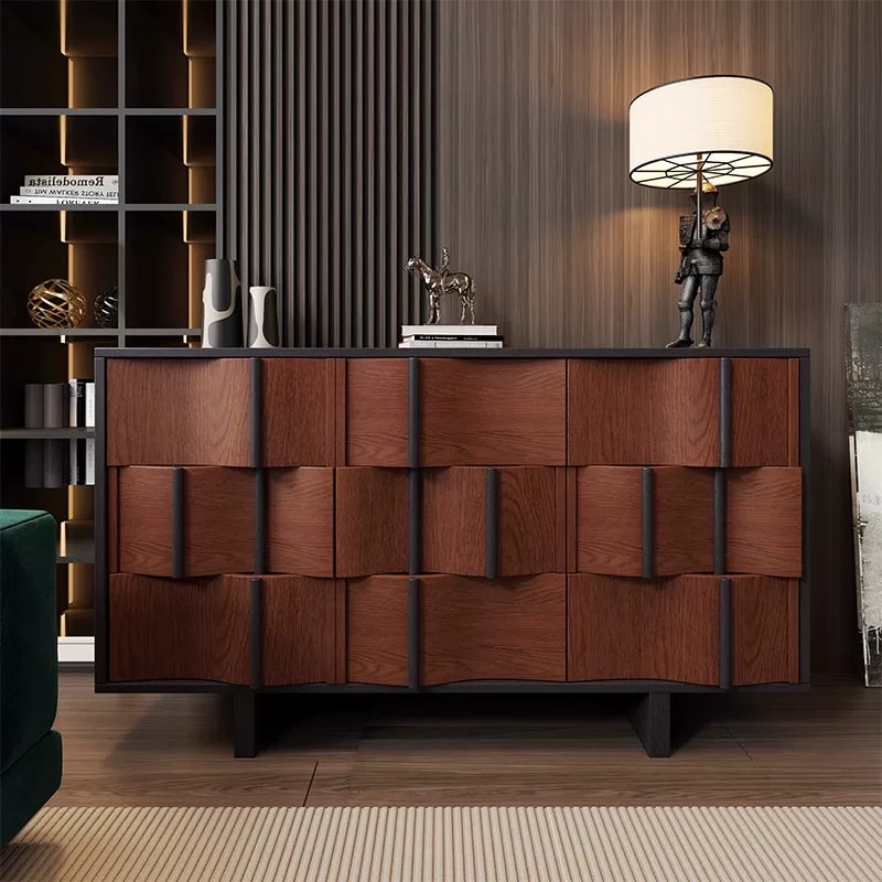 Mid-Century Wavy Facade Console lifestyle 2