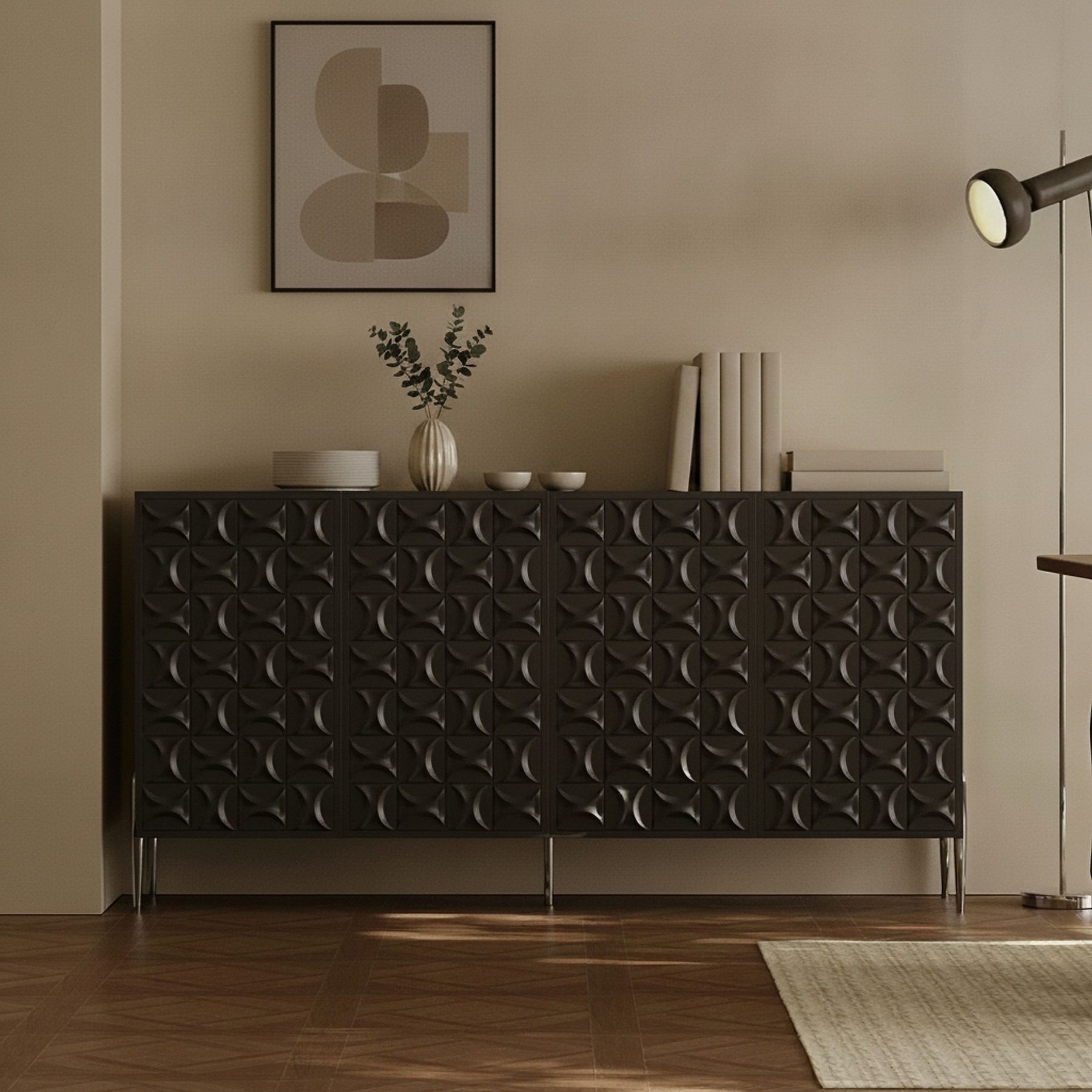 Black Oak Storage Sideboard lifestyle 2