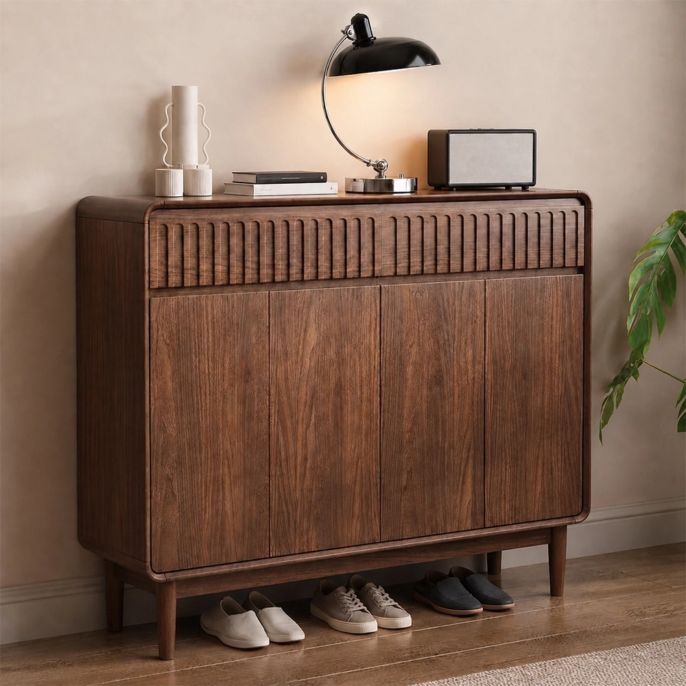 Classic Retro Shoe Storage Cabinet lifestyle 3