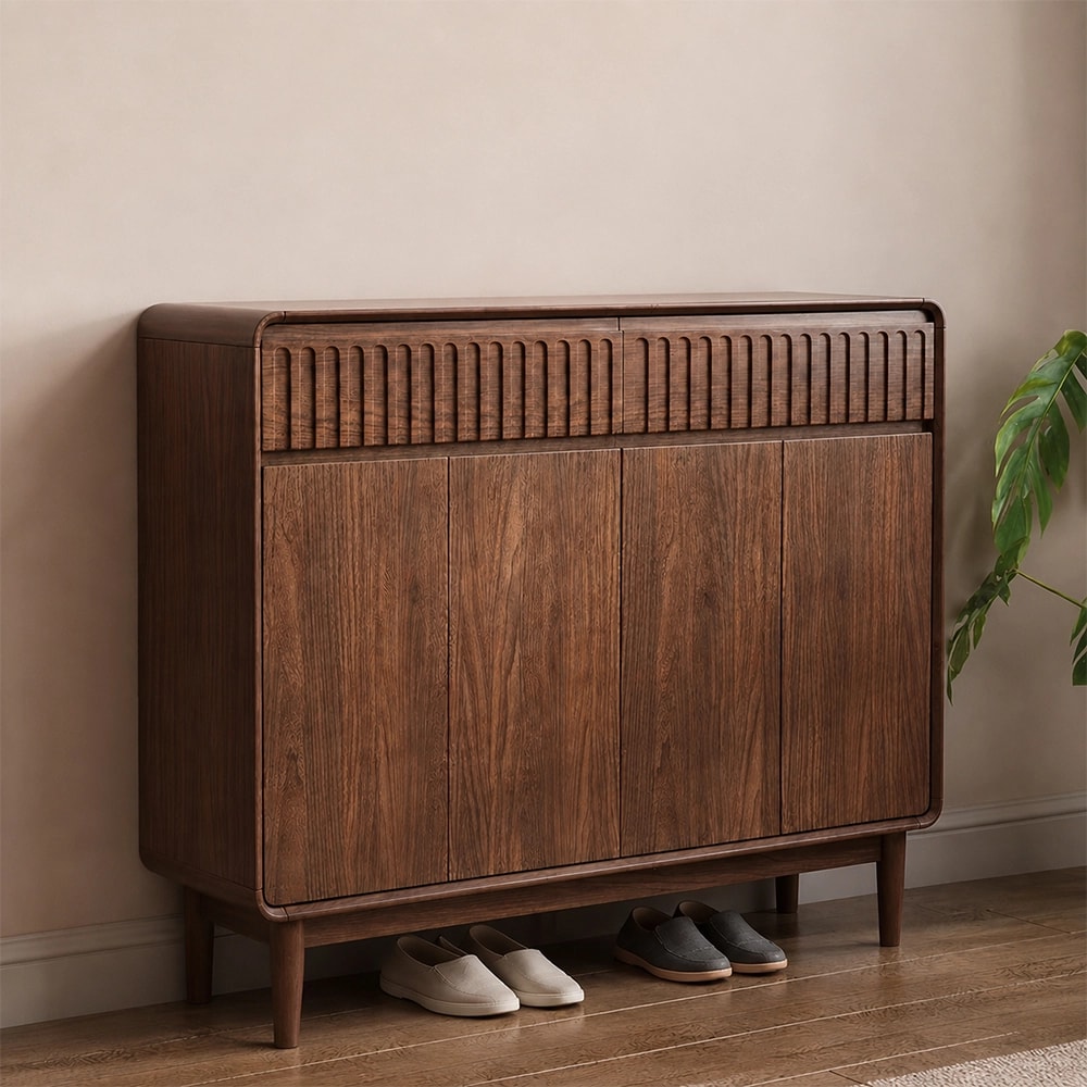 Classic Retro Shoe Storage Cabinet lifestyle 2