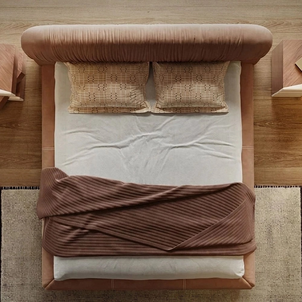 Low-Profile Upholstered Bed lifestyle 3