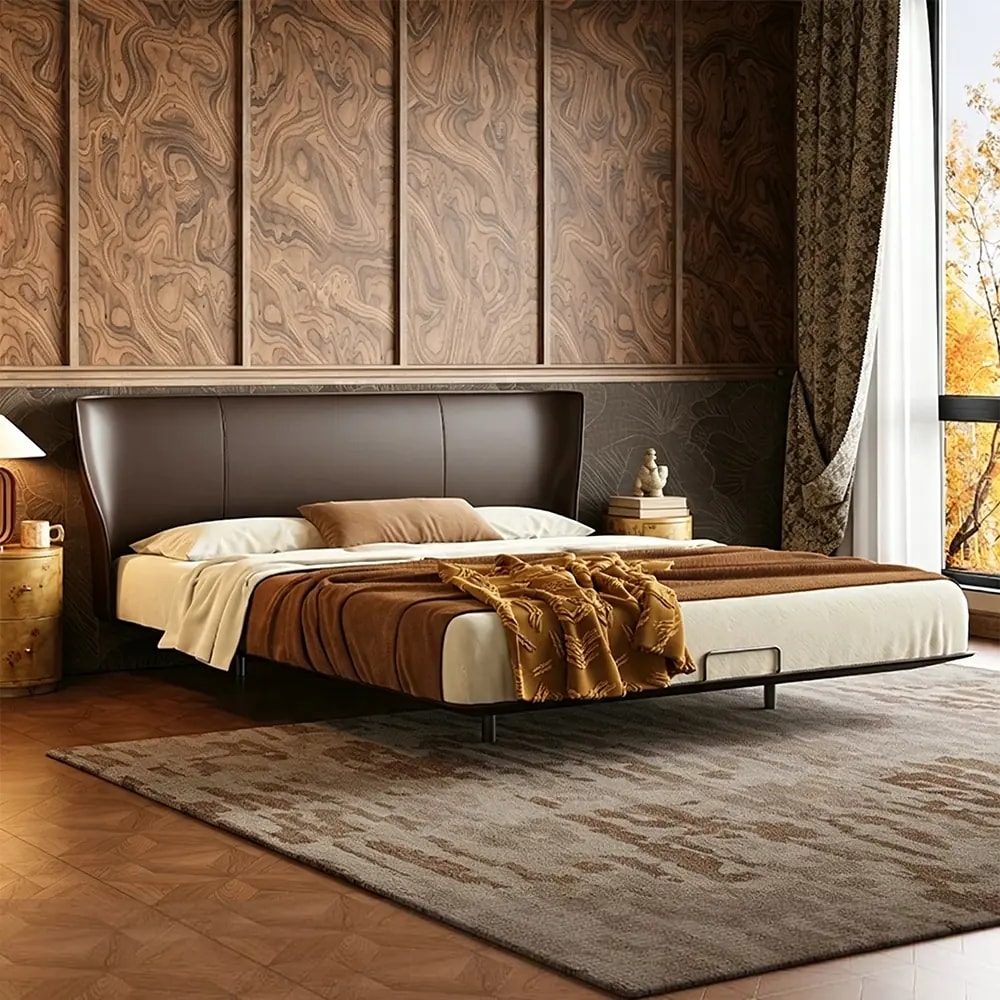 Saddle Leather Floating Bed lifestyle 3