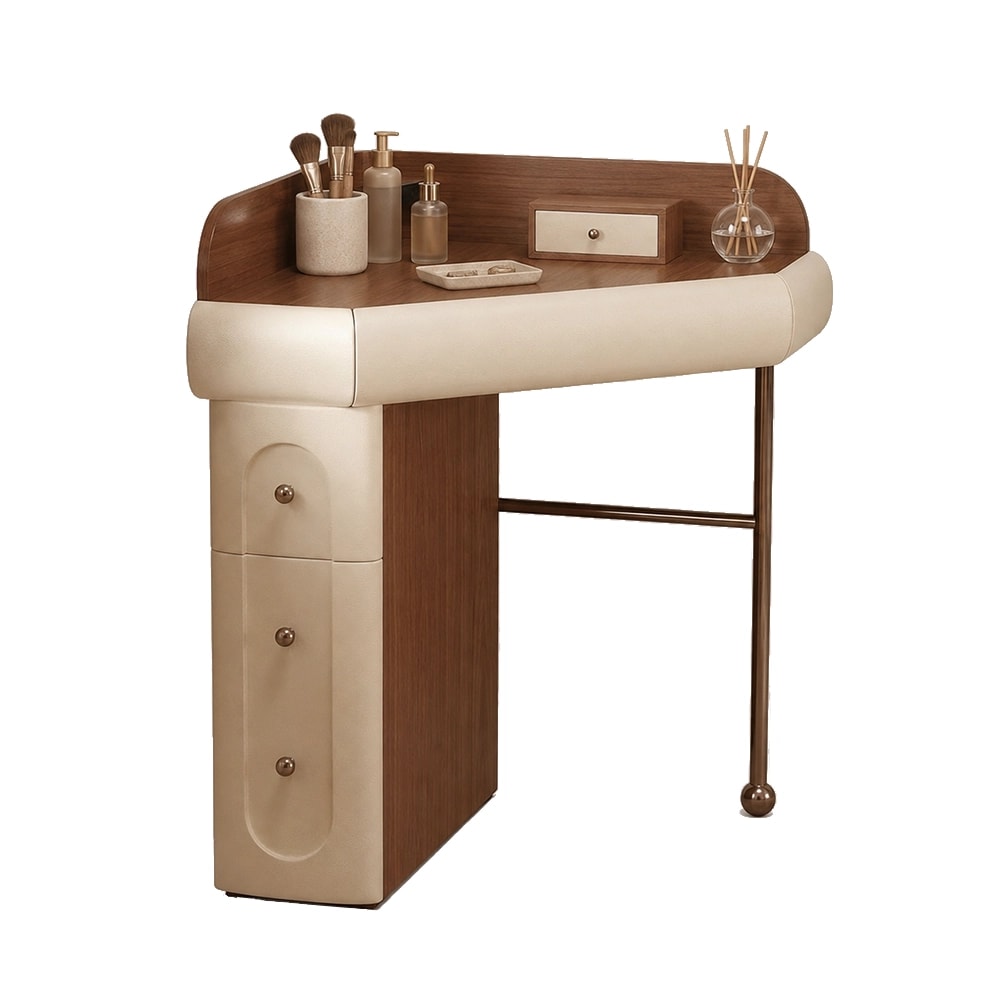 Solid Wood Swivel Vanity lifestyle 1