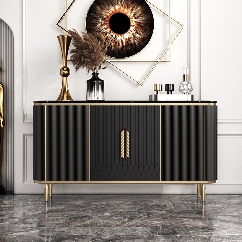 Black Sintered Stone Sideboard lifestyle 3