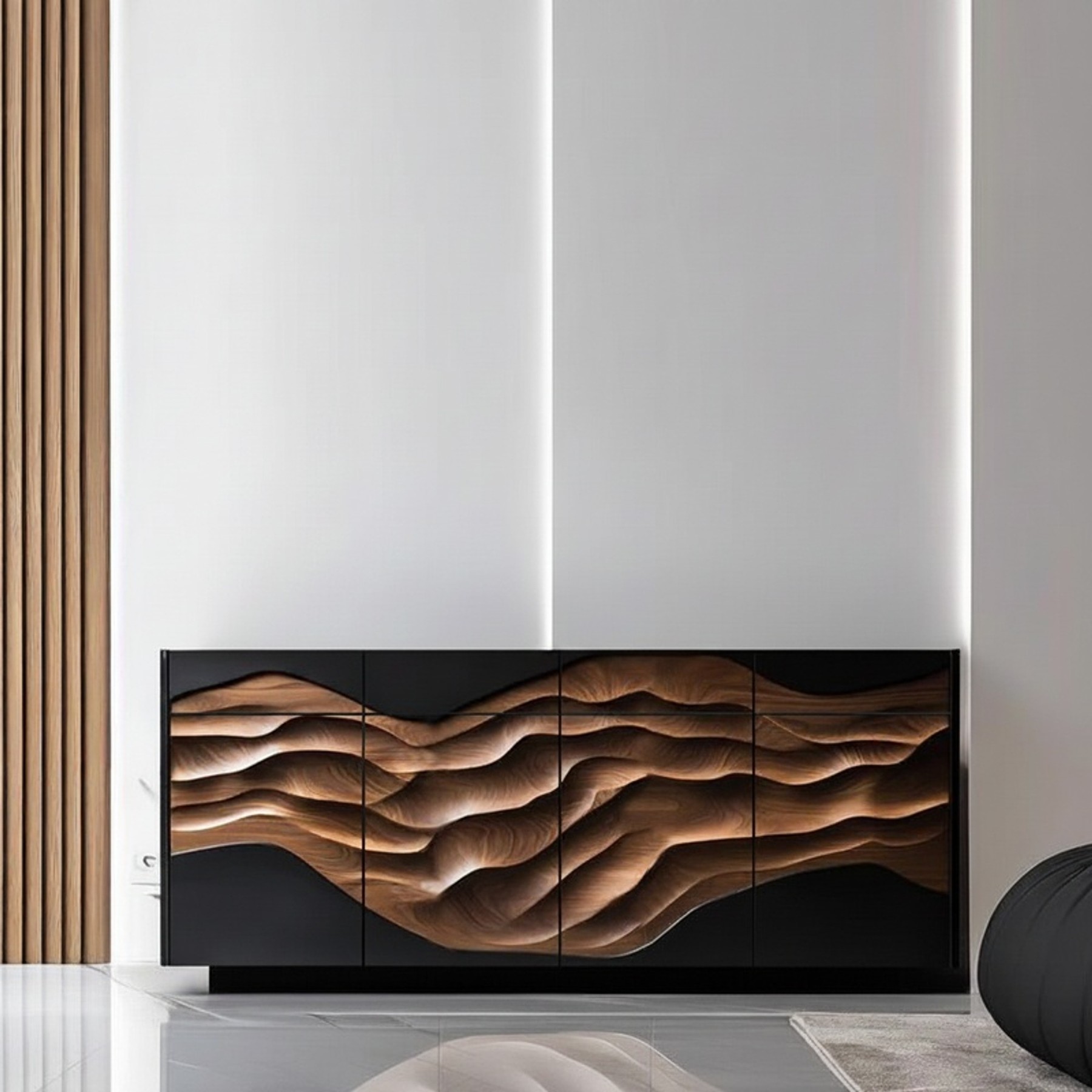 Embossed Wave Shoe Cabinet lifestyle 2