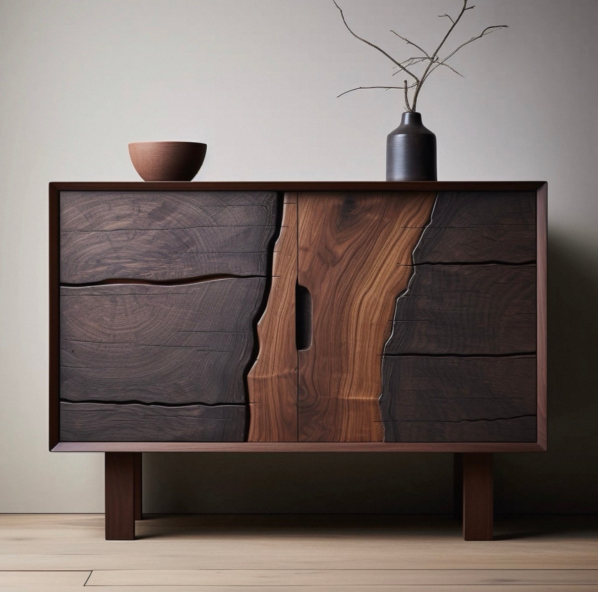 Akira Solid Wood Sideboard lifestyle 2