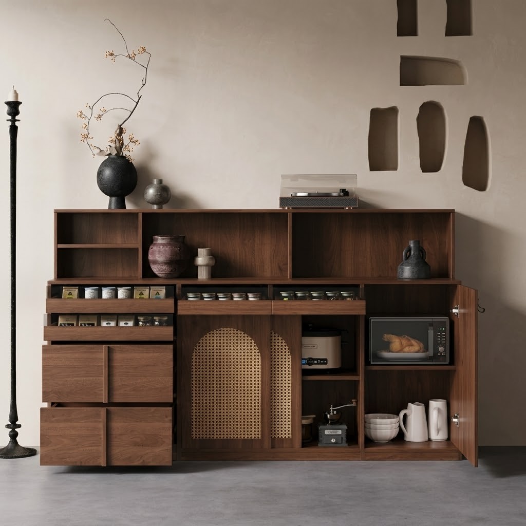 Walnut Mid-Century Sideboard lifestyle 3