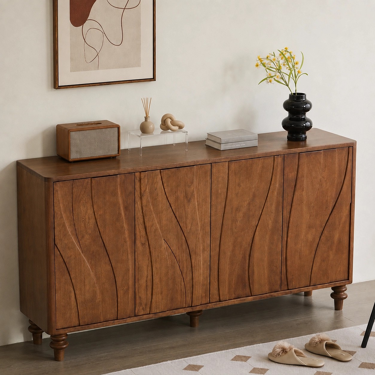 Mid-Century Walnut Sideboard lifestyle 3