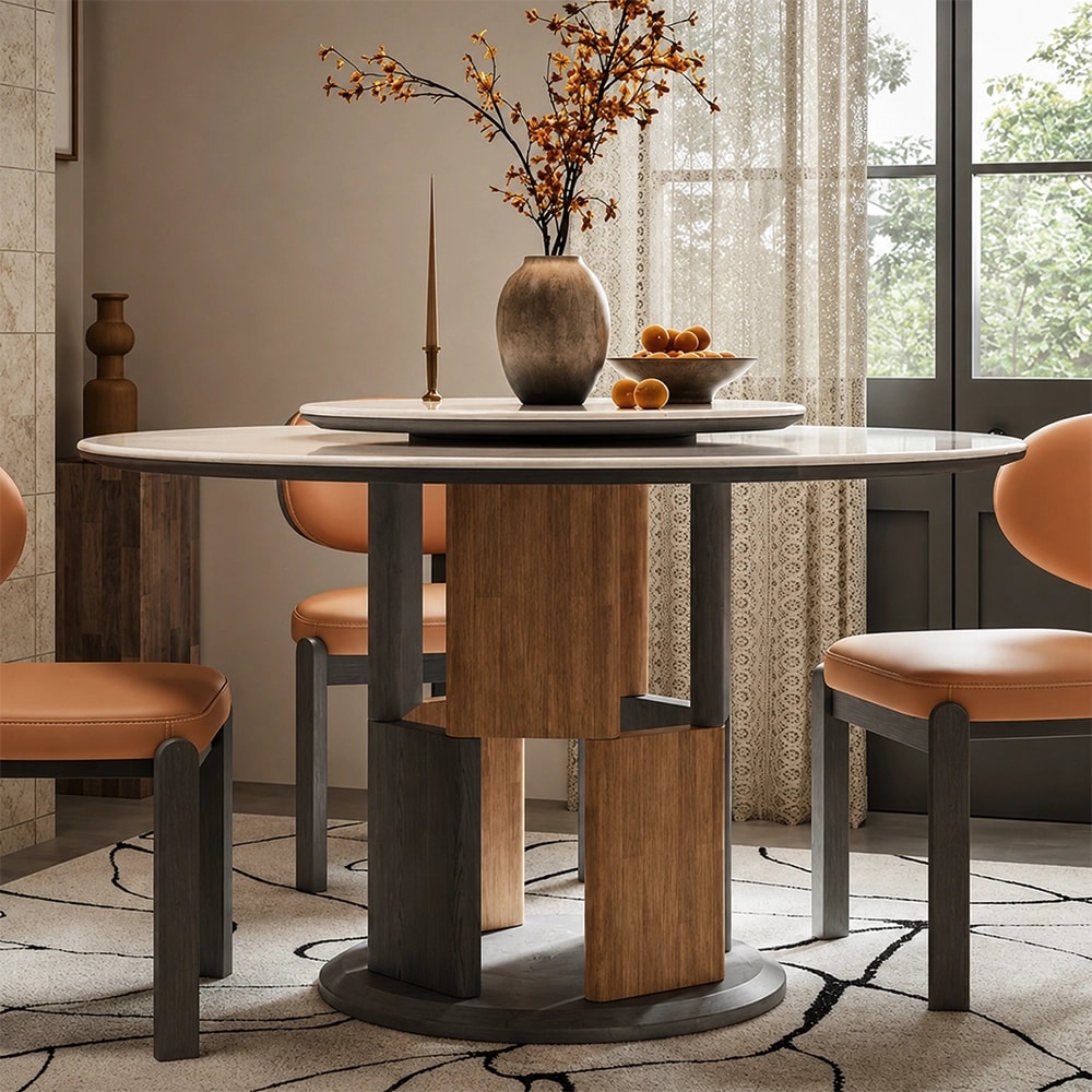 Minimalist Solid Wood Dining Table lifestyle 3