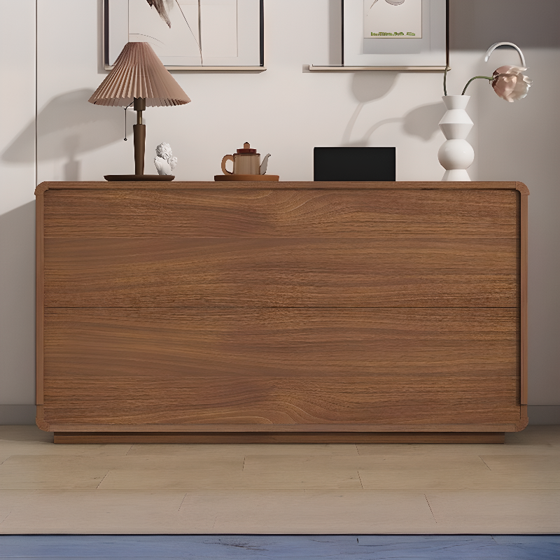 Auburn Wood & Rattan Storage Cabinet lifestyle 3