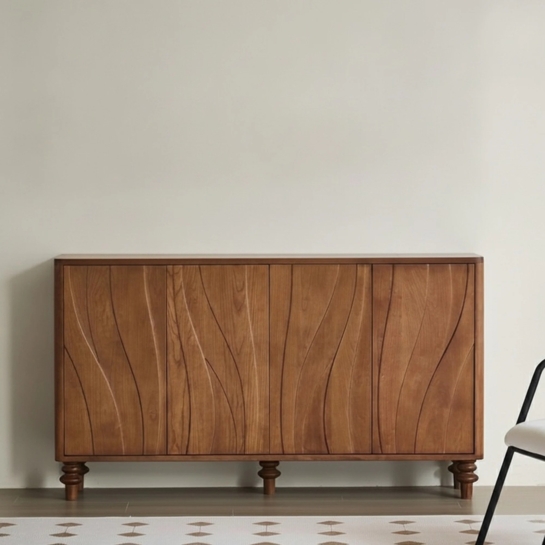 Mid-Century Walnut Sideboard lifestyle 1