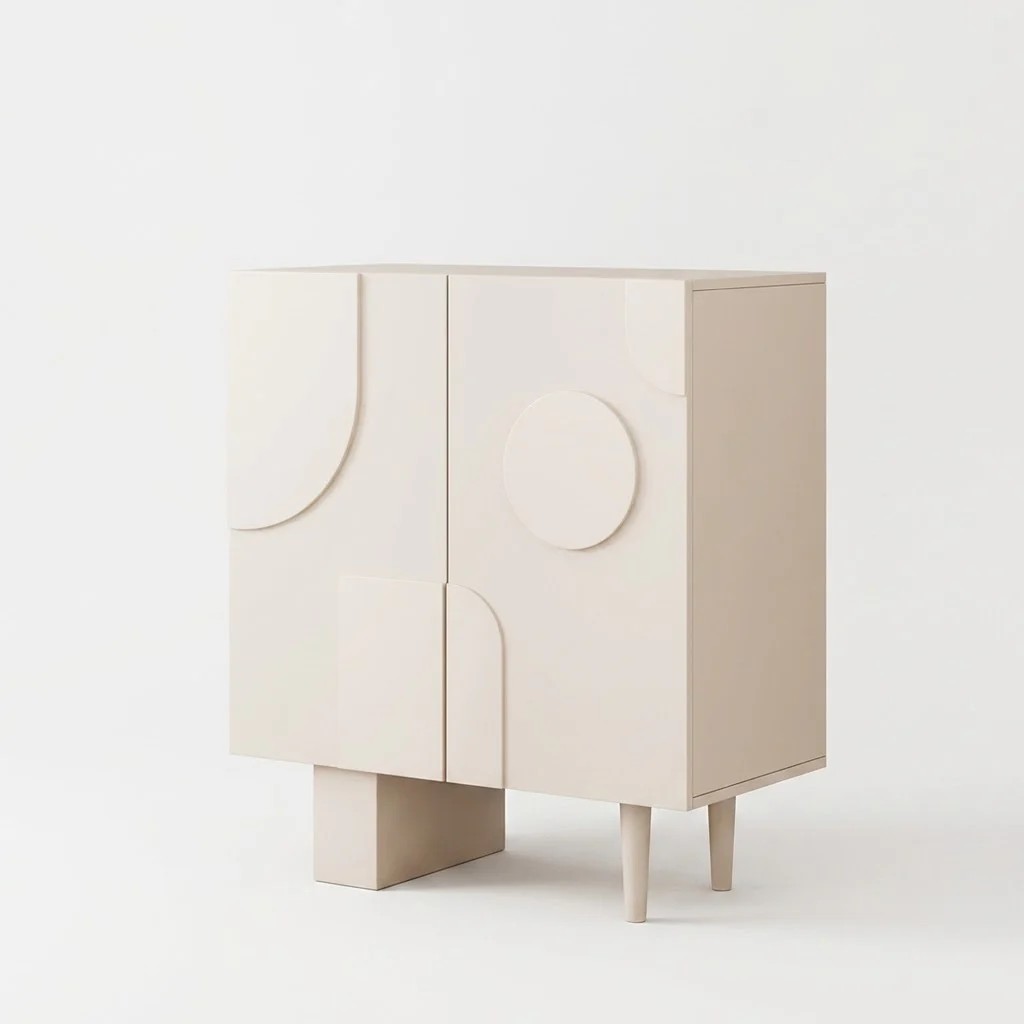 Geometric Entrance Shoe Cabinet lifestyle 1