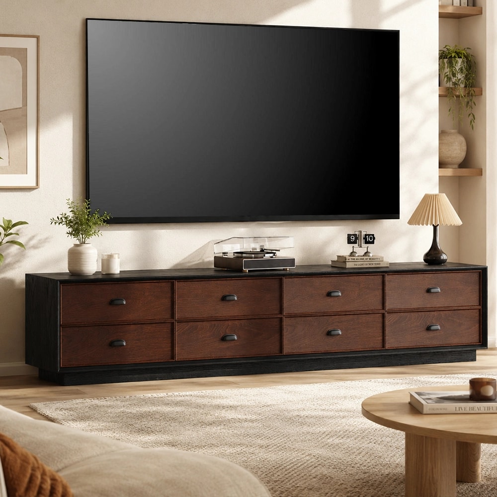 Retro Minimalist TV Console lifestyle 2