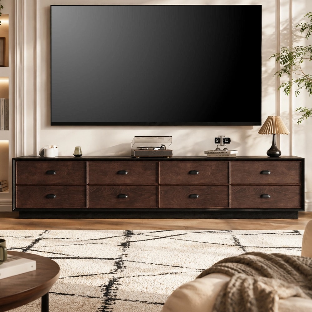 Retro Minimalist TV Console lifestyle 1