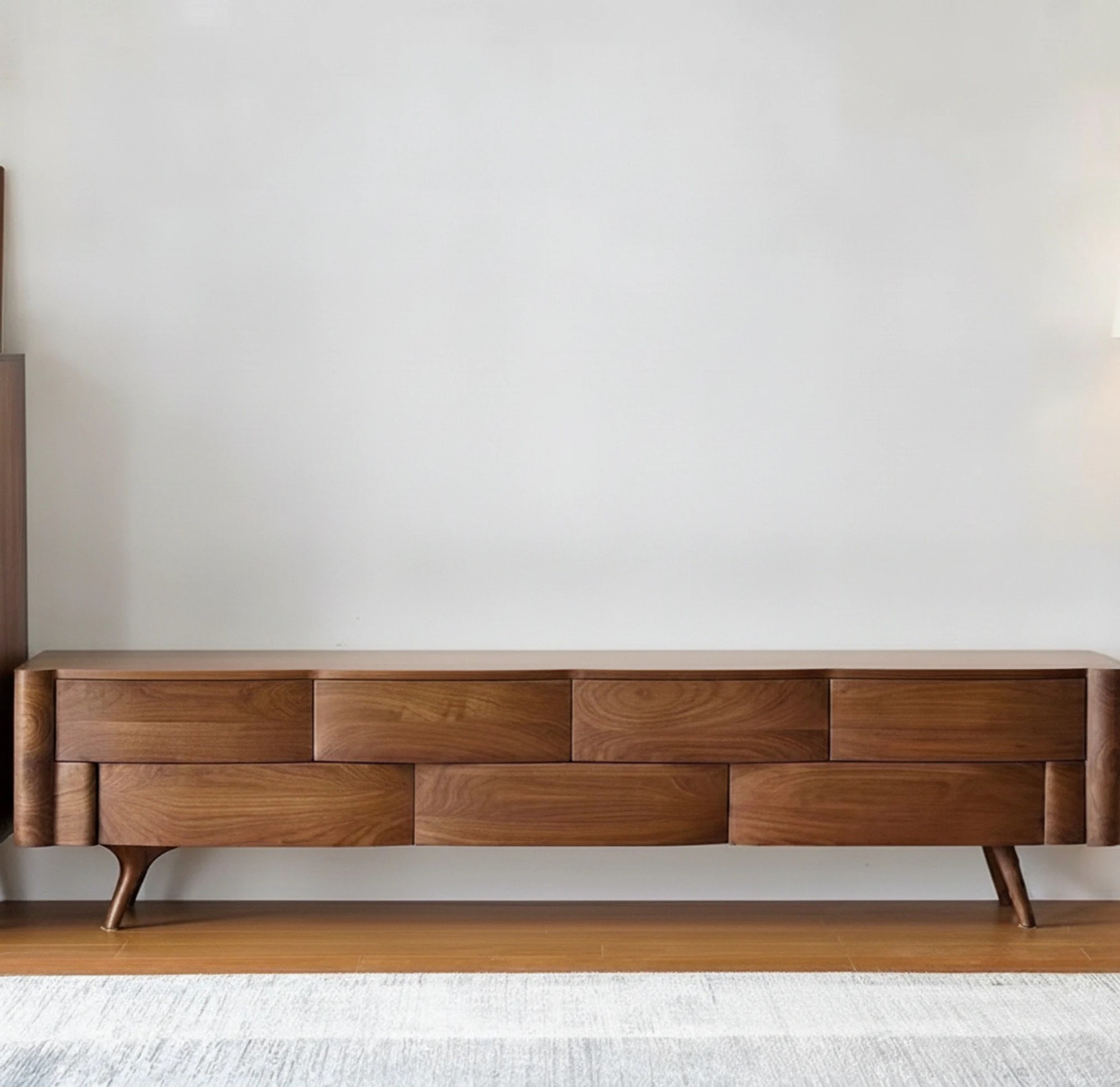Black Walnut Media Console lifestyle 1