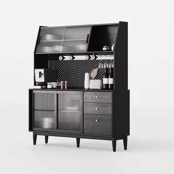 Black Retro Storage Cabinet lifestyle 1