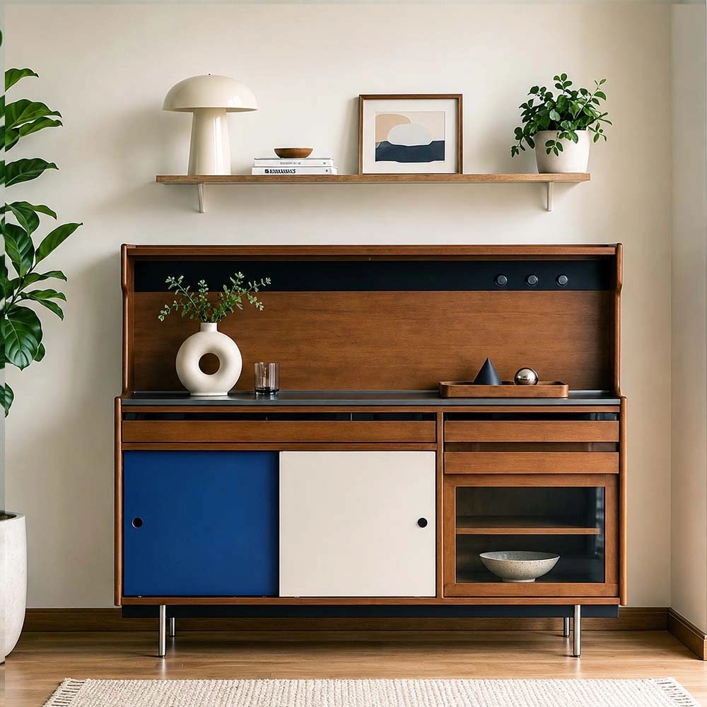 Solid Wood Sintered Top Sideboard lifestyle 1