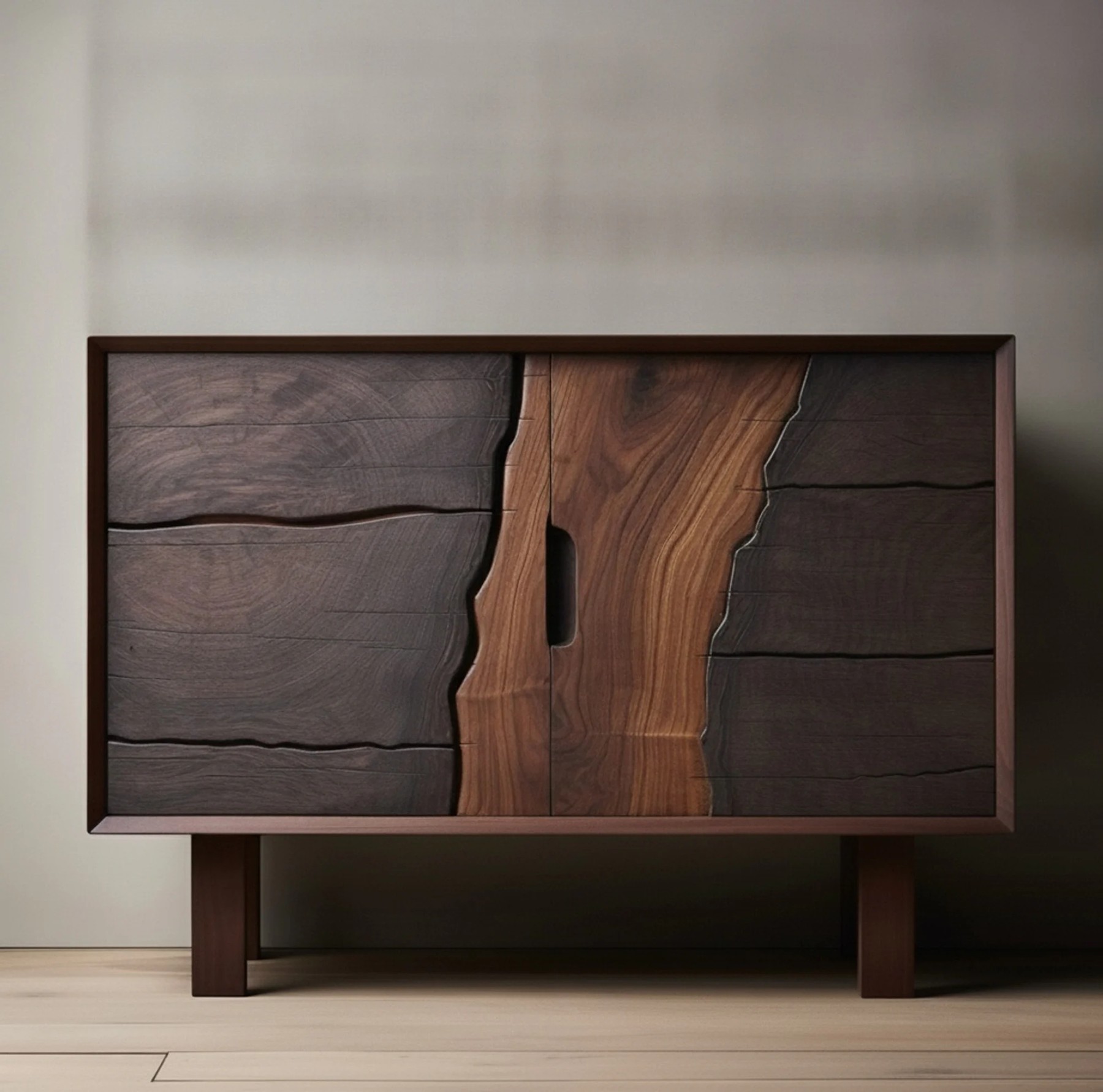 Akira Solid Wood Sideboard lifestyle 1
