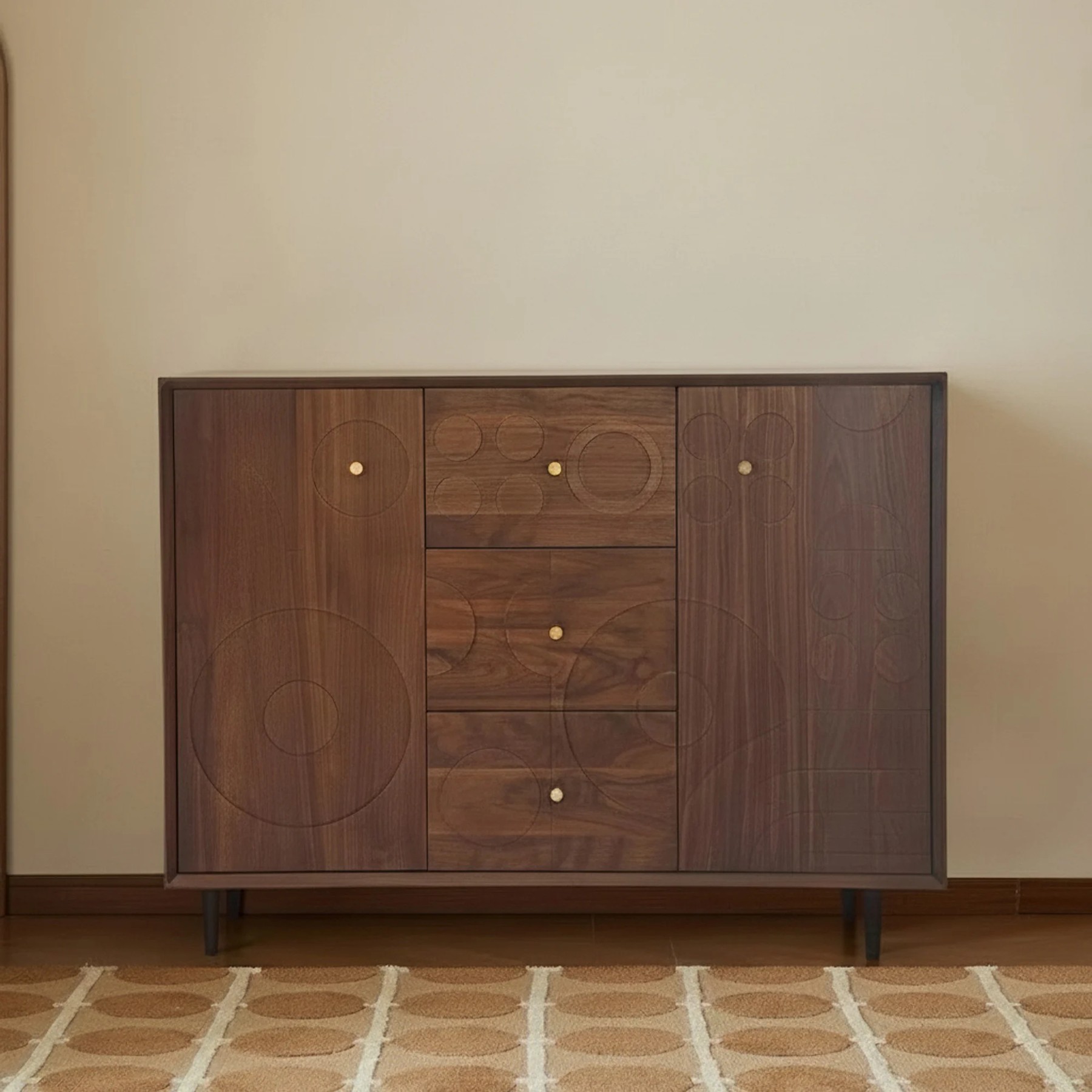 Walnut Retro Sideboard lifestyle 1