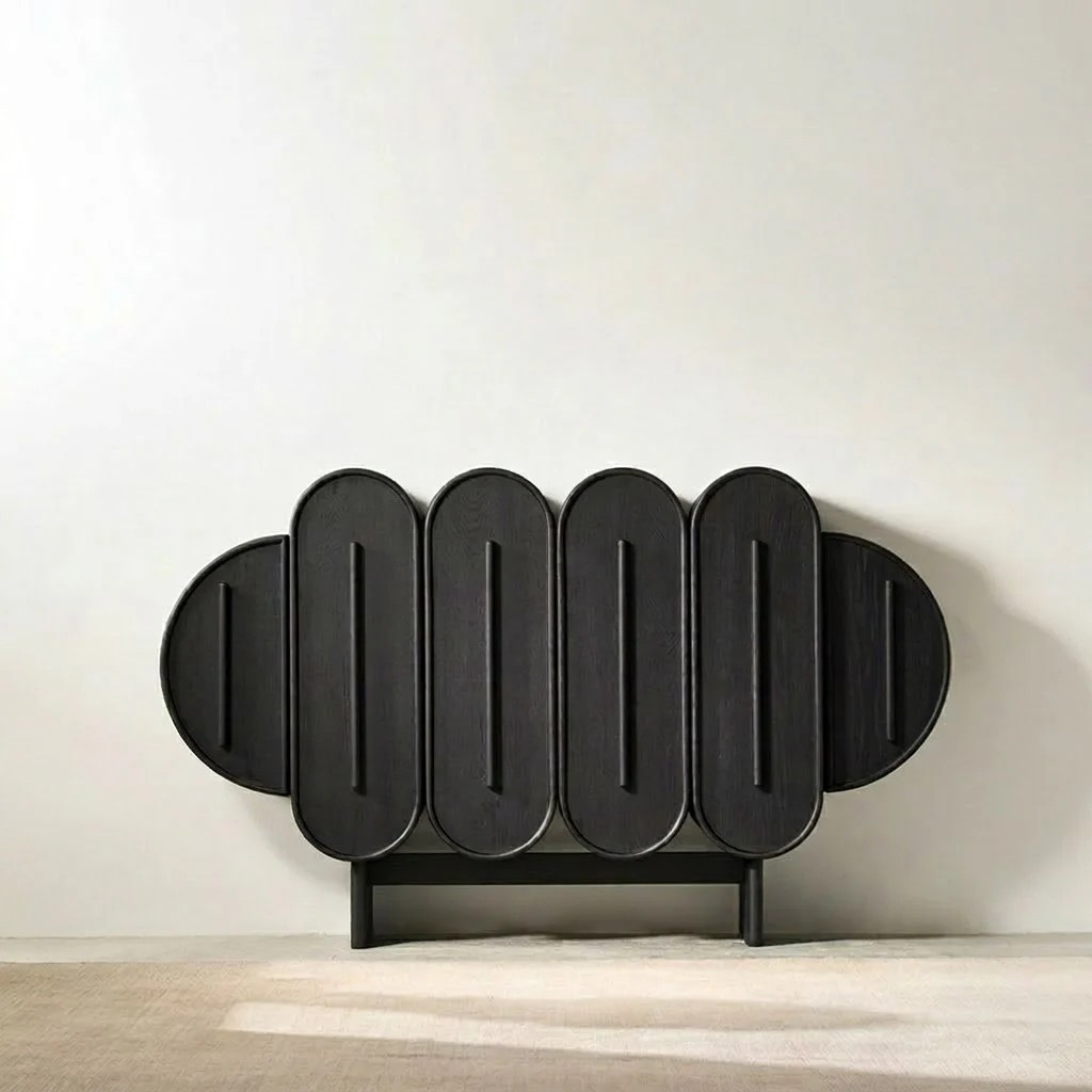 Vintage Wood Sideboard lifestyle 1