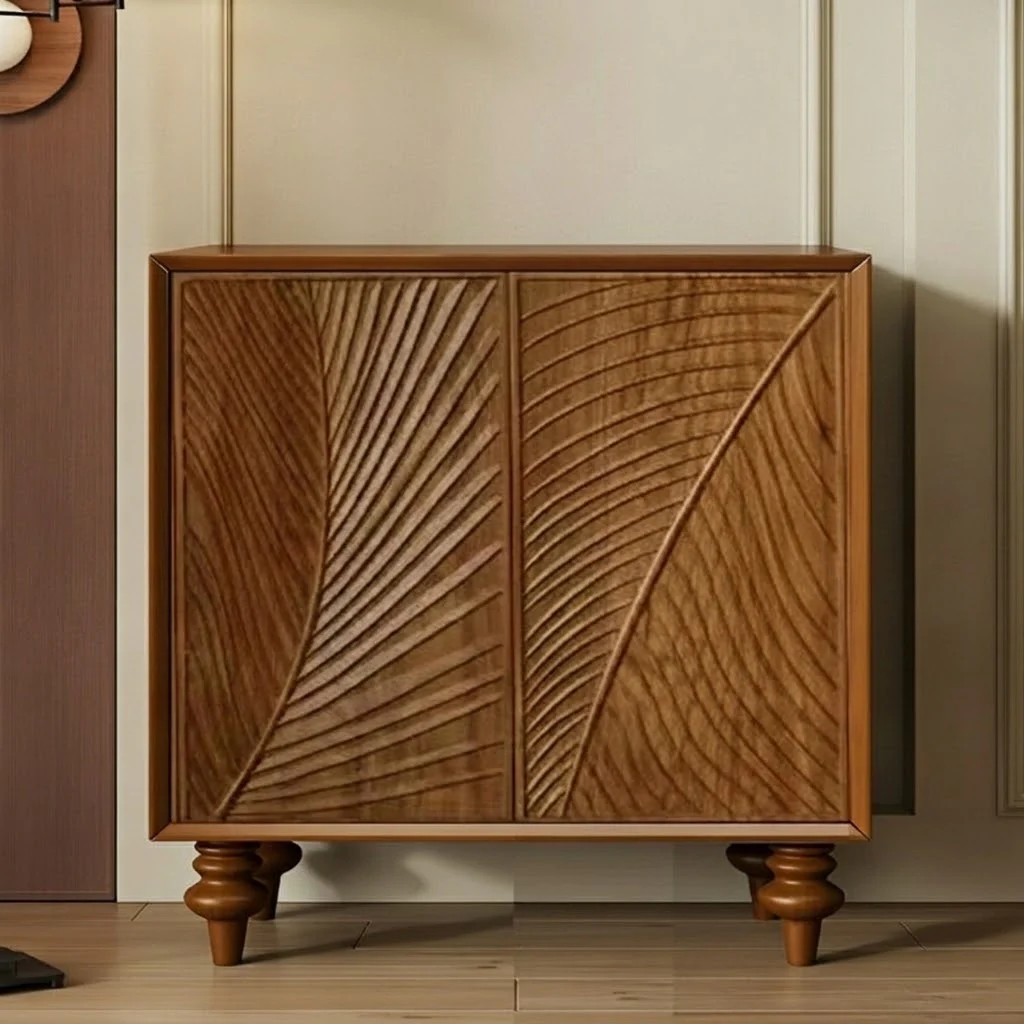 Mid-Century Wavy Door Sideboard lifestyle 1