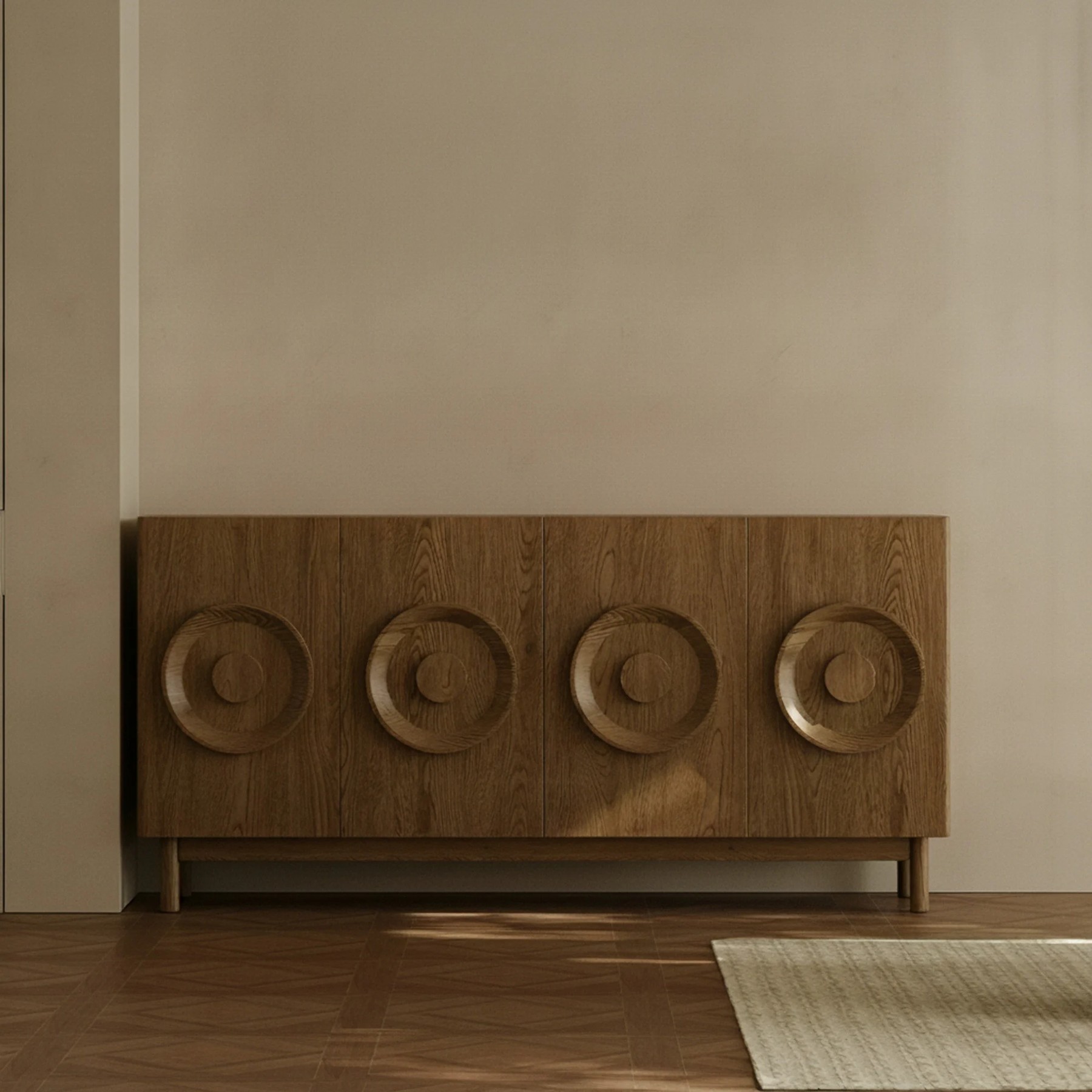 Walnut Veneer Mid-Century Sideboard lifestyle 1