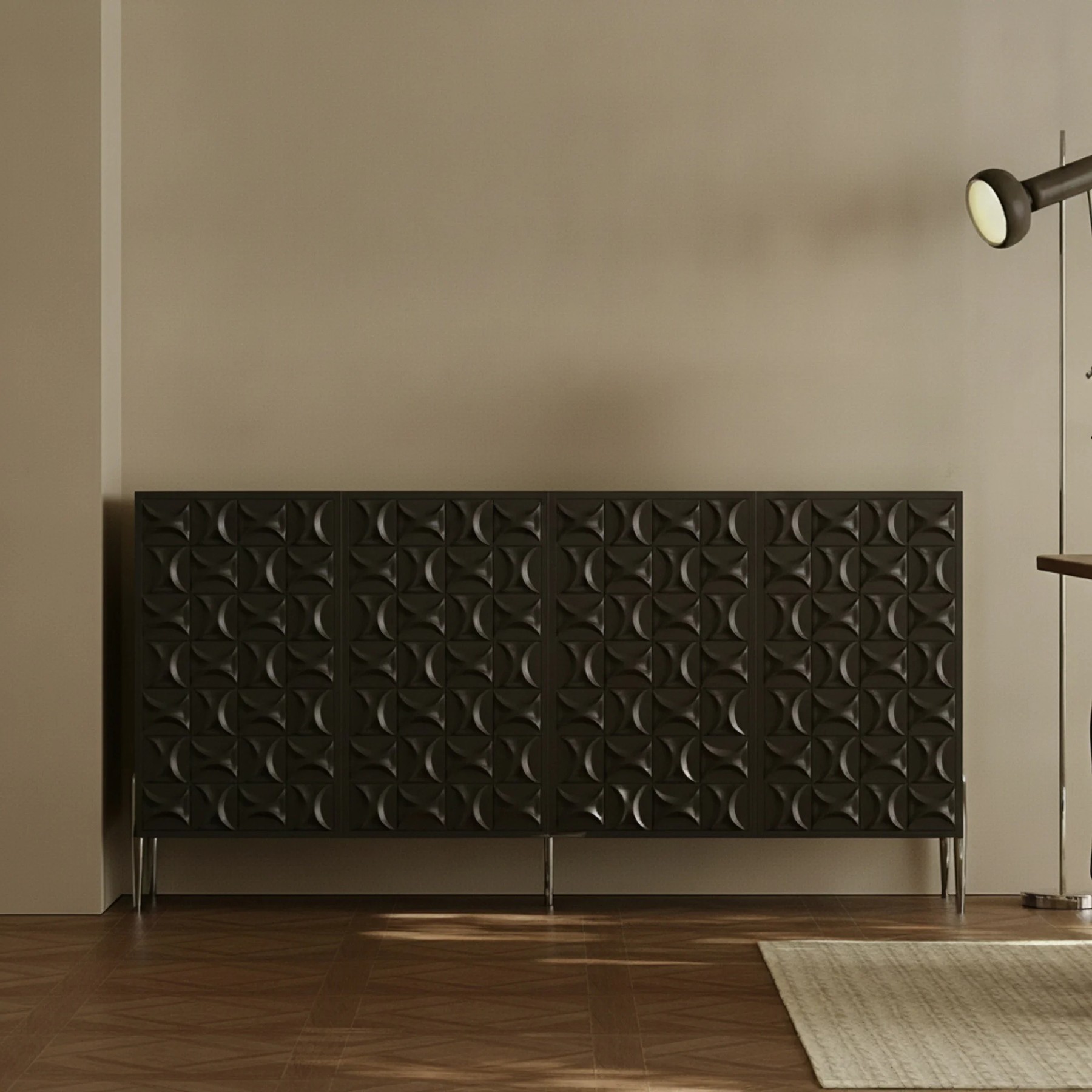 Black Oak Storage Sideboard lifestyle 1