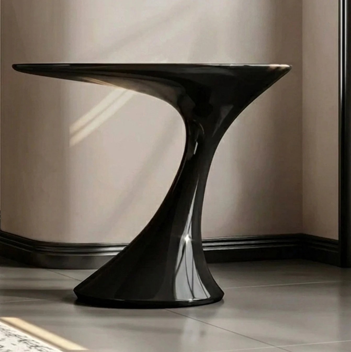 Puzzle High-Gloss Side Table lifestyle 1