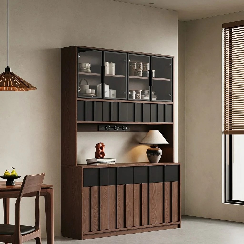 Mid-Century Glass Display Cabinet lifestyle 3