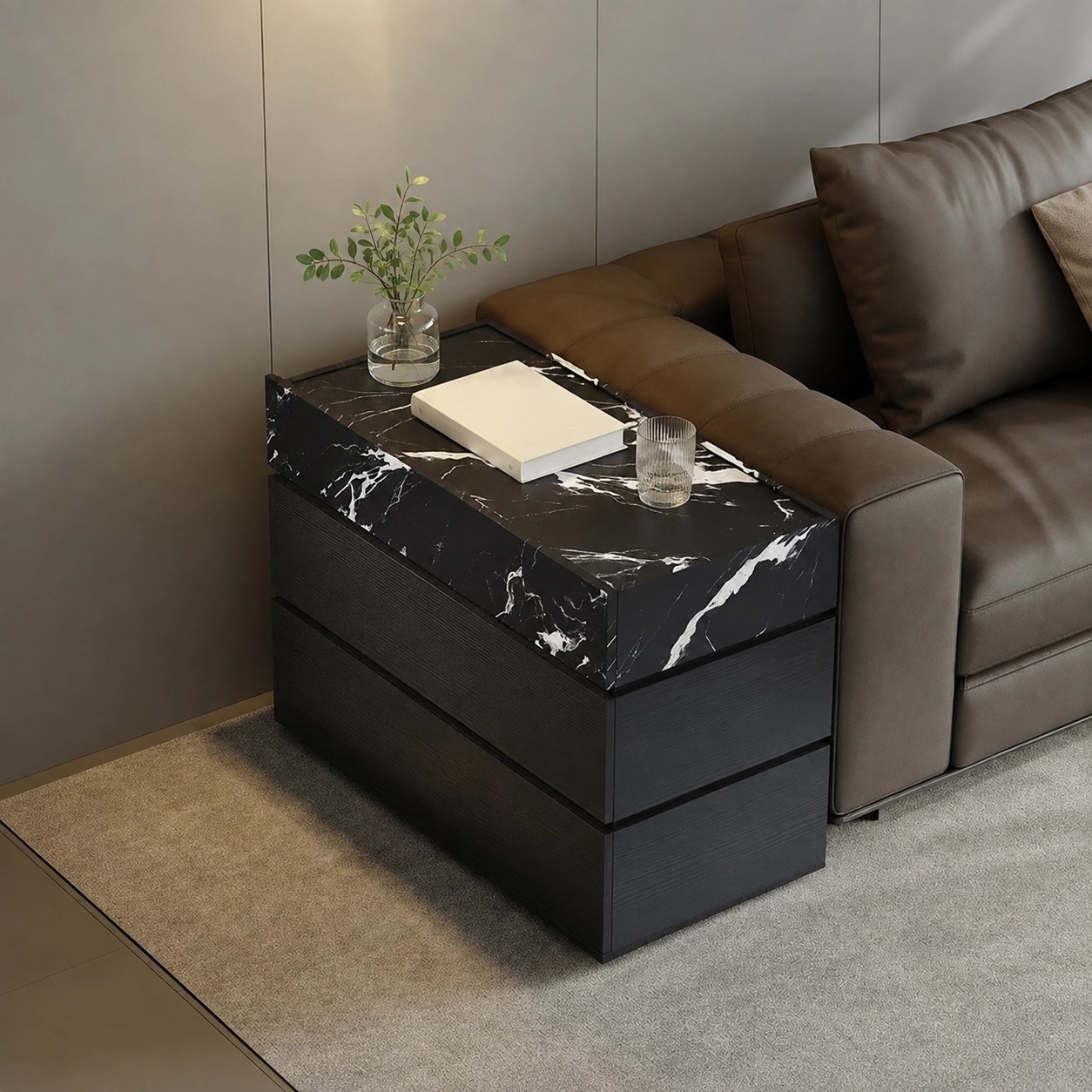 Italian Rolling Storage Cabinet lifestyle 1