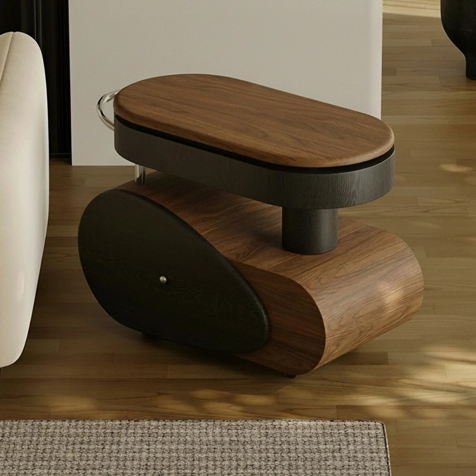 Mid-Century Adjustable Side Table lifestyle 1