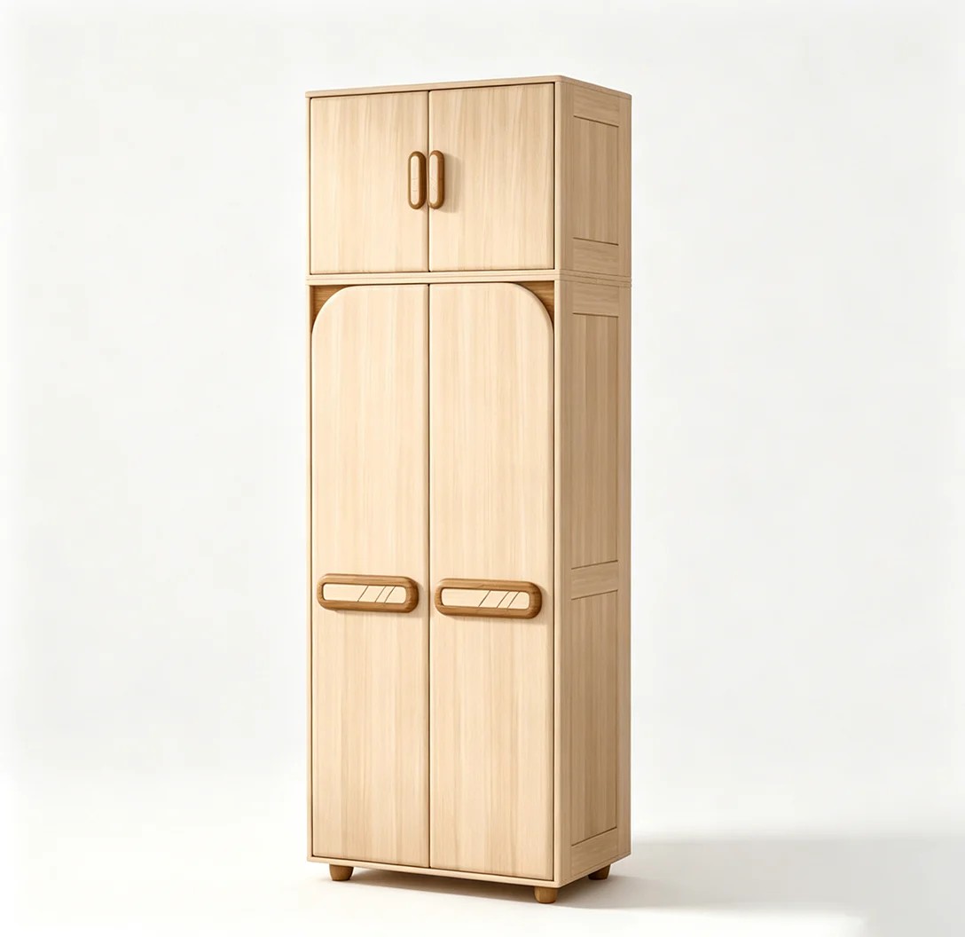 Minimalist Modern Double-Door Wardrobe lifestyle 1