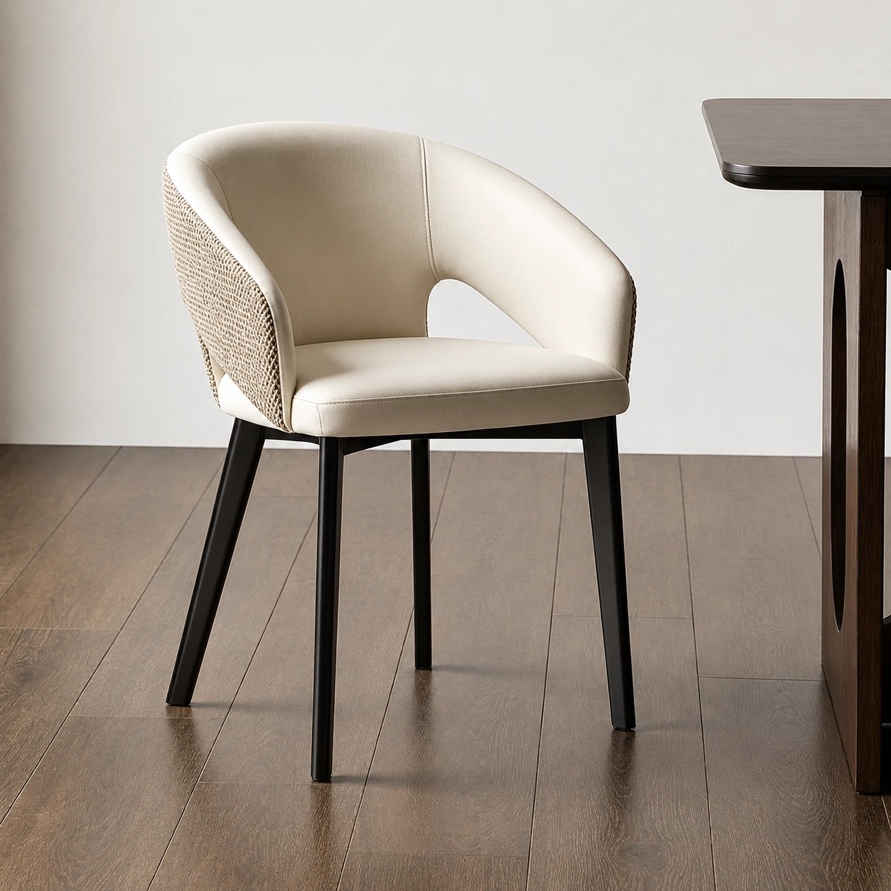 Italian Minimalist Dining Chair lifestyle 3