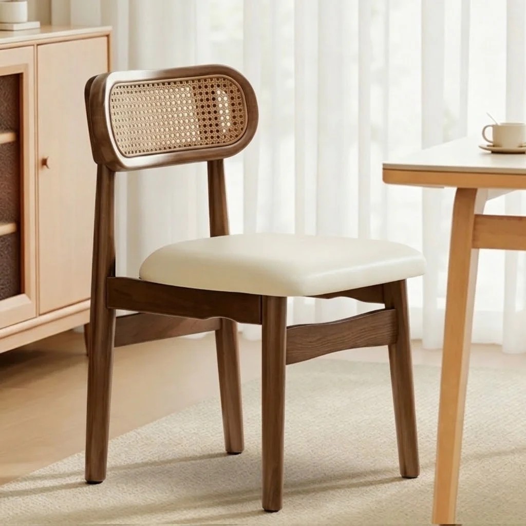 Wicker Back Dining Chair lifestyle 1