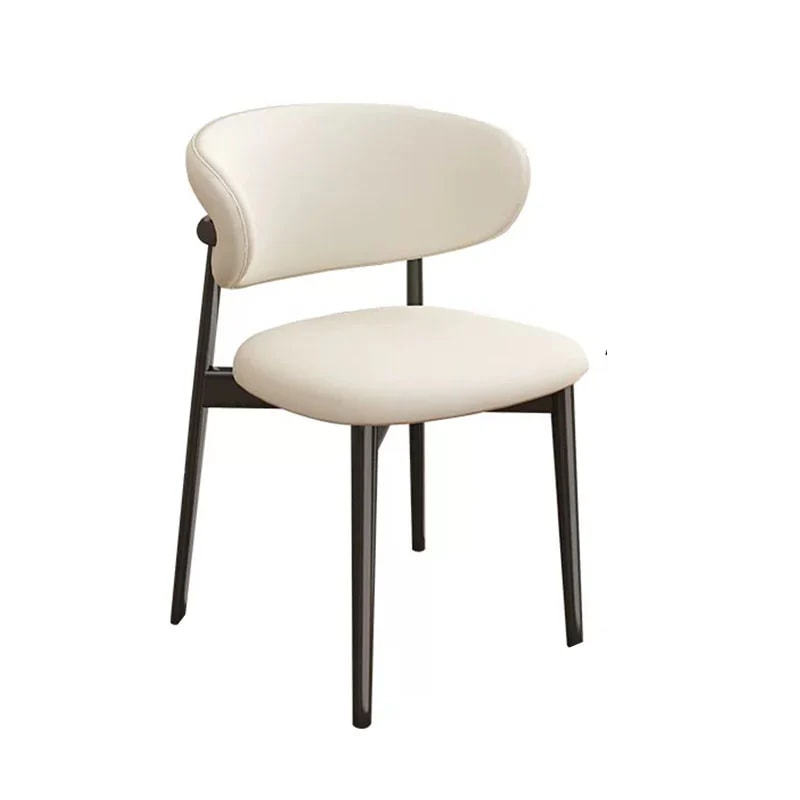 Retro Metal & Upholstered Dining Chair lifestyle 1