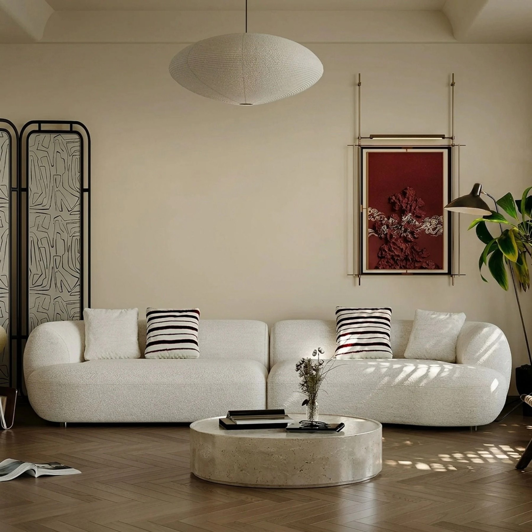 Dawn Curved Sofa lifestyle 2